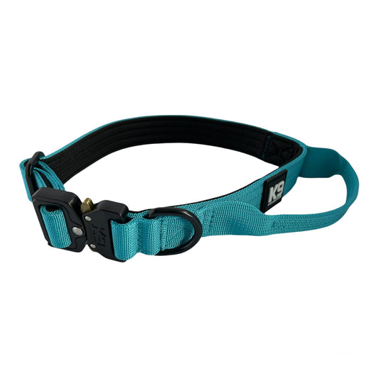 2.5cm Tactical Dog Collar - Blue