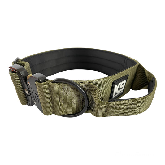 5cm Tactical Dog Collar - Khaki